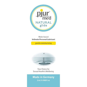 Lubrifiant Pjur Med Natural Glide base eau — sachet 2 ml · Pjur · Lubrifiants Mono-doses