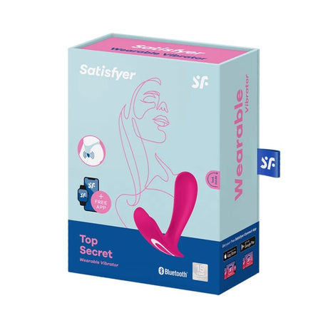 Plug vibrant wearable Satisfyer Top Secret — gros plan