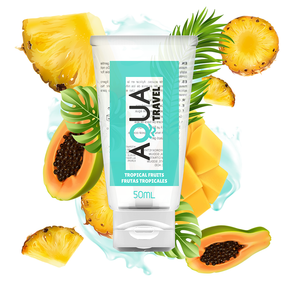 Lubrifiant aromatisé fruits tropicaux 50 ml — Aqua Travel · Aqua Travel · Lubrifiants aromatisés