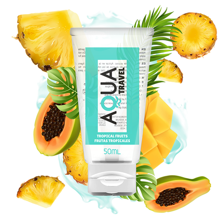 Lubrifiant aromatisé fruits tropicaux 50 ml — Aqua Travel · Aqua Travel · Lubrifiants aromatisés