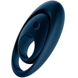 Cockring modèle VIBRATEUR ANNEAU GLORIOUS DUO BLEU pour le plaisir intime.