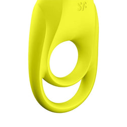 SATISFYER VIBRATEUR ANNEAU SPECTACULAIRE DUO JAUNE