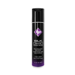 Lubrifiant hybride eau-silicone ID Silk 30 ml en flacon transparent