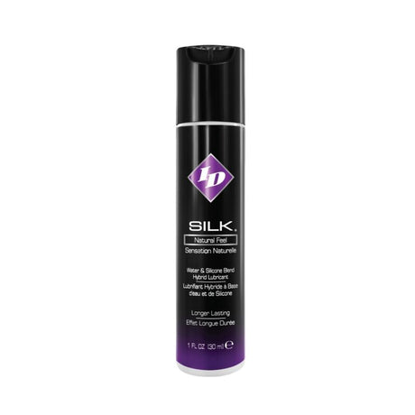 Lubrifiant eau ID Lubrifiant hybre eau-silicone 30 ml — Silk 30 ml en flacon transparent