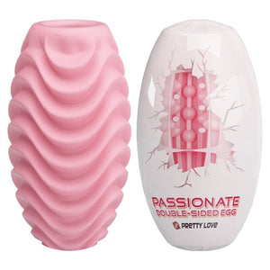 Œuf masturbateur Pretty Love Passionate rose et son boîtier rigide