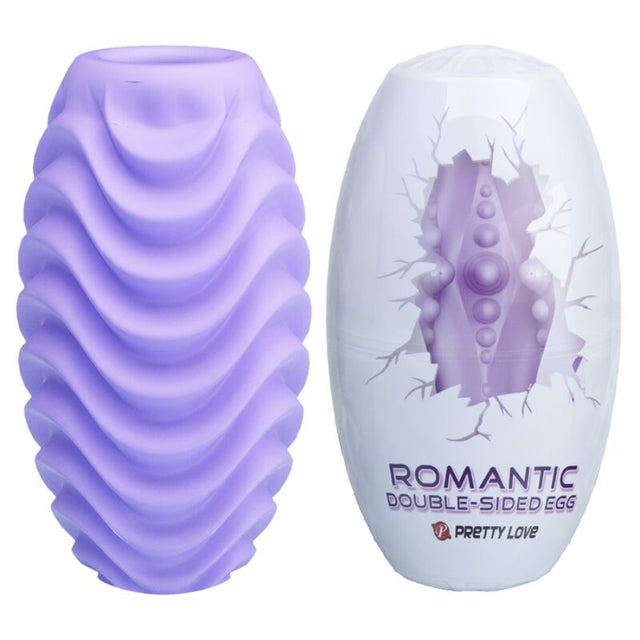 Œuf masturbateur Pretty Love Romantic lilas et son boîtier rigide