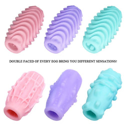 Lot de 15 œufs masturbateurs jetables double face — vue détaillée
