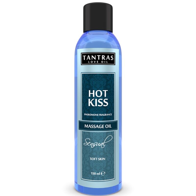 Huile de massage aphrodisiaque — Tantras Hot Kiss 150 ml · Intimateline Intimateline · Huiles neutres