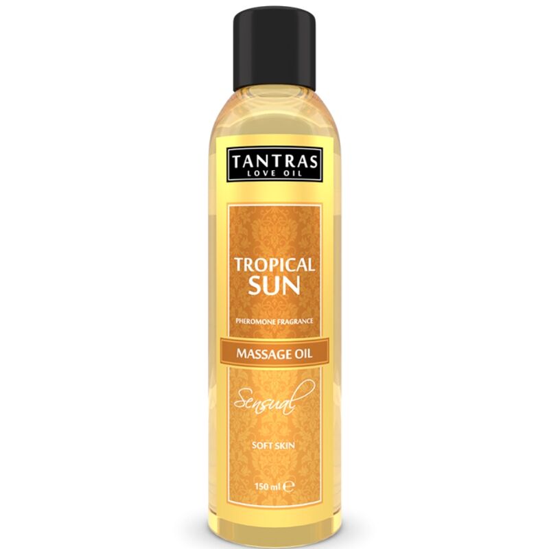 Huile de massage aphrodisiaque — Tantras Soleil Tropical 150 ml · Intimateline Intimateline · Huiles neutres