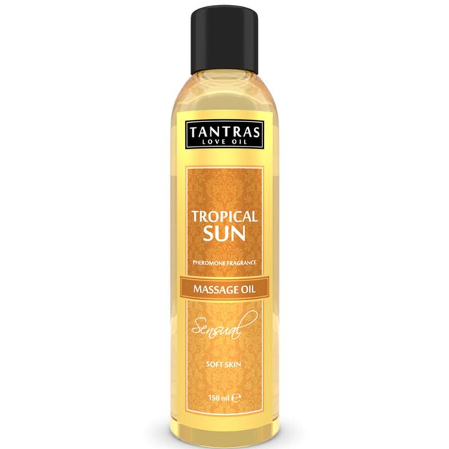 Huile de massage aphrodisiaque — Tantras Soleil Tropical 150 ml · Intimateline Intimateline · Huiles neutres
