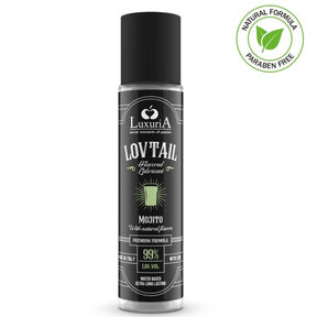 Lubrifiant aromatisé cocktail mojito — Luxuria Lovtail 60 ml · Intimateline Luxuria · Lubrifiants aromatisés