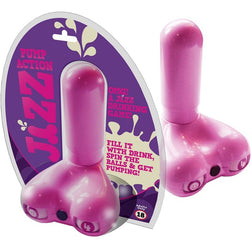 Jeu à boire Jizz avec pompe pénis rose — vue principale