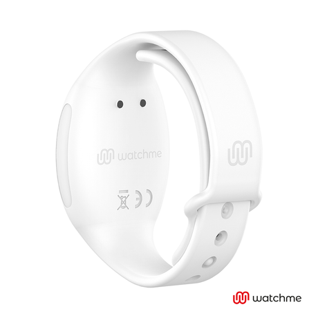 Watchme White Wireless Remote-Control Watch