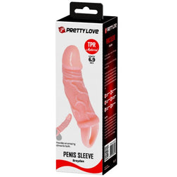 BAILE PENIS EXTENSION SLEEVE WITH BALL STRAP 13.5 CM