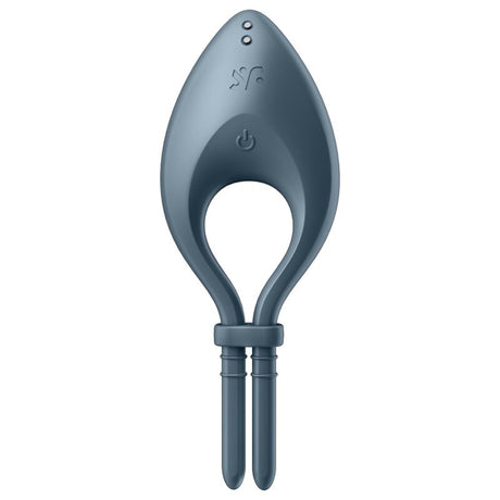 SATISFYER APPLICATION BULLSEYE RING VIBRATOR GRIS