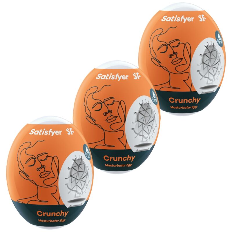 SATISFYER 3 OEUFS MASTURBATEURS CRUNCHY