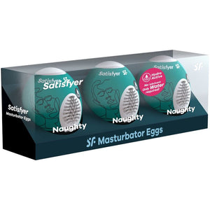 SATISFYER 3 OEUFS MASTURBATEURS NAUGHTY