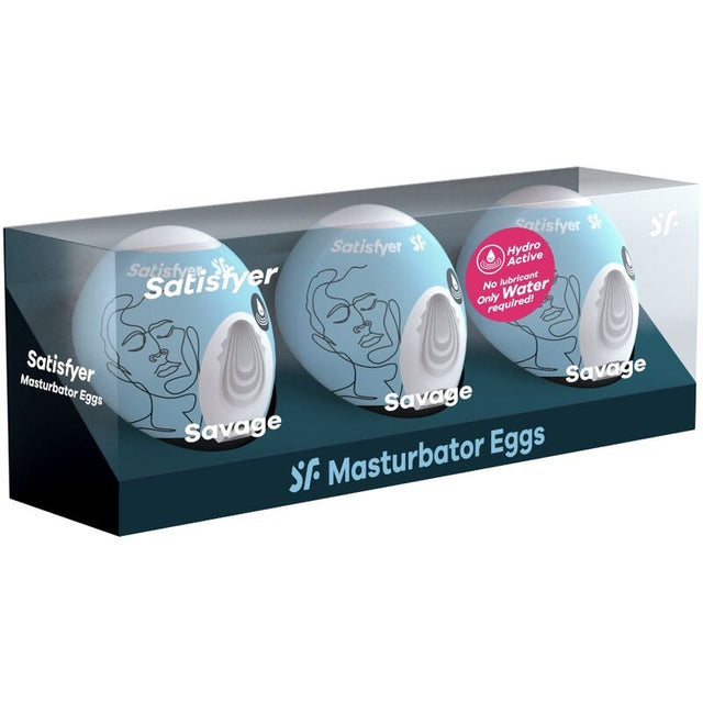 SATISFYER 3 OEUFS MASTURBATEURS SAVAGE