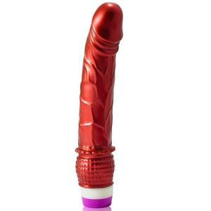 BAILE VIBRATEUR REALISTE ROUGE 23 CM