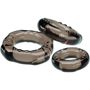 BAILE COCK RINGS YVONNE ENSEMBLE 3 ANNEAUX PENIS