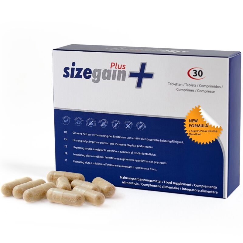 500 COSMETICS PILULES SIZEGAIN PLUS POUR AGRANDIR LE PENIS