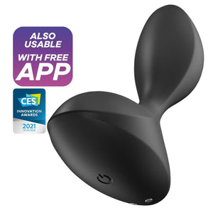 SATISFYER APPLICATION DE PLUG VIBRANT SWEET SEAL NOIR