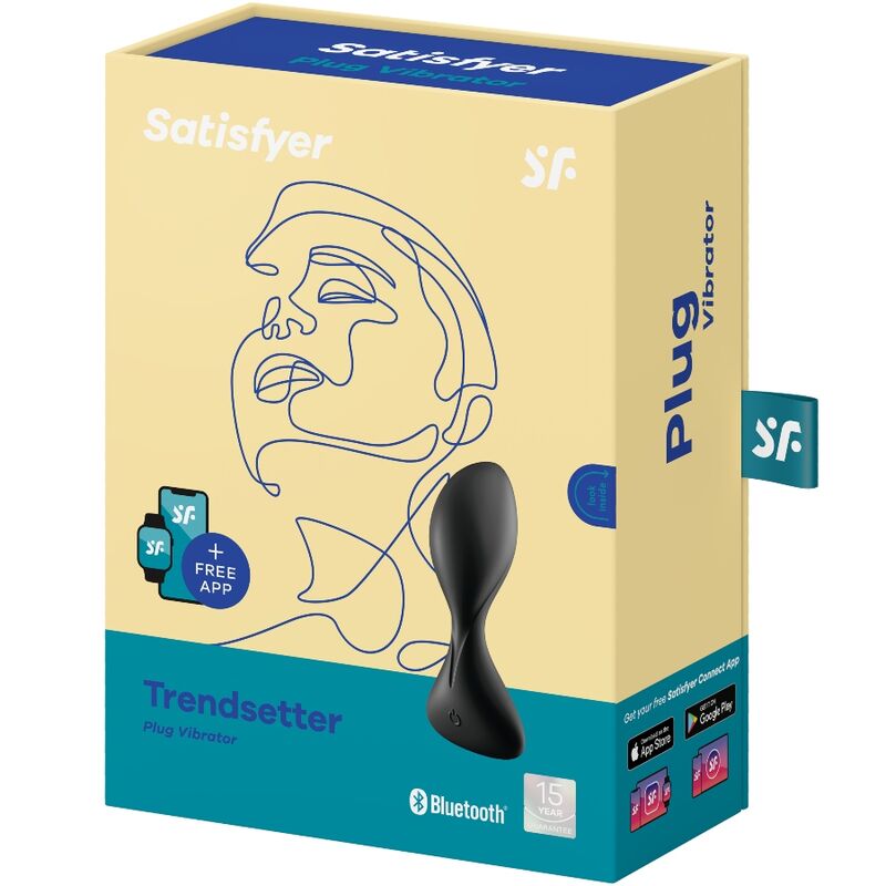 SATISFYER TRENDSETTER PLUG VIBRADOR APP VERDE