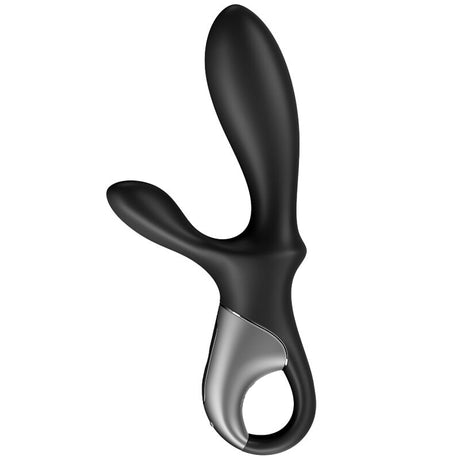 SATISFYER APPLICATION HEAT CLIMAX VIBRATEUR ANAL NOIR
