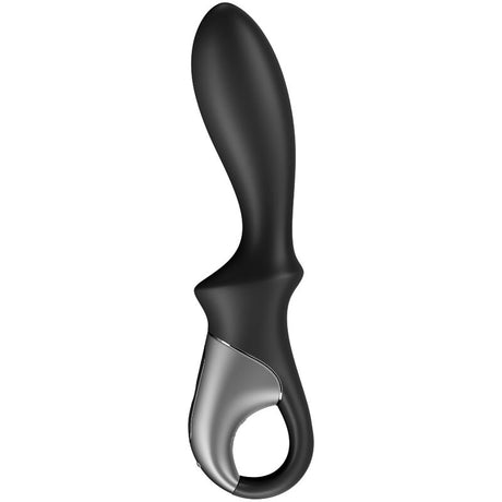 SATISFYER APPLICATION VIBRATEUR ANAL HEAT CLIMAX NOIR