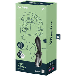 SATISFYER APPLICATION VIBRATEUR ANAL HEAT CLIMAX NOIR
