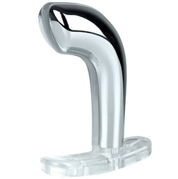 Stimulateur prostate de la marque Electrastim modèle EXO Rogue en Métal argent 10.0 cm pour le plaisir intime.