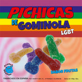 PRIDE FRUITS DE PENIS GUMMY AVEC SUCRE LGBT