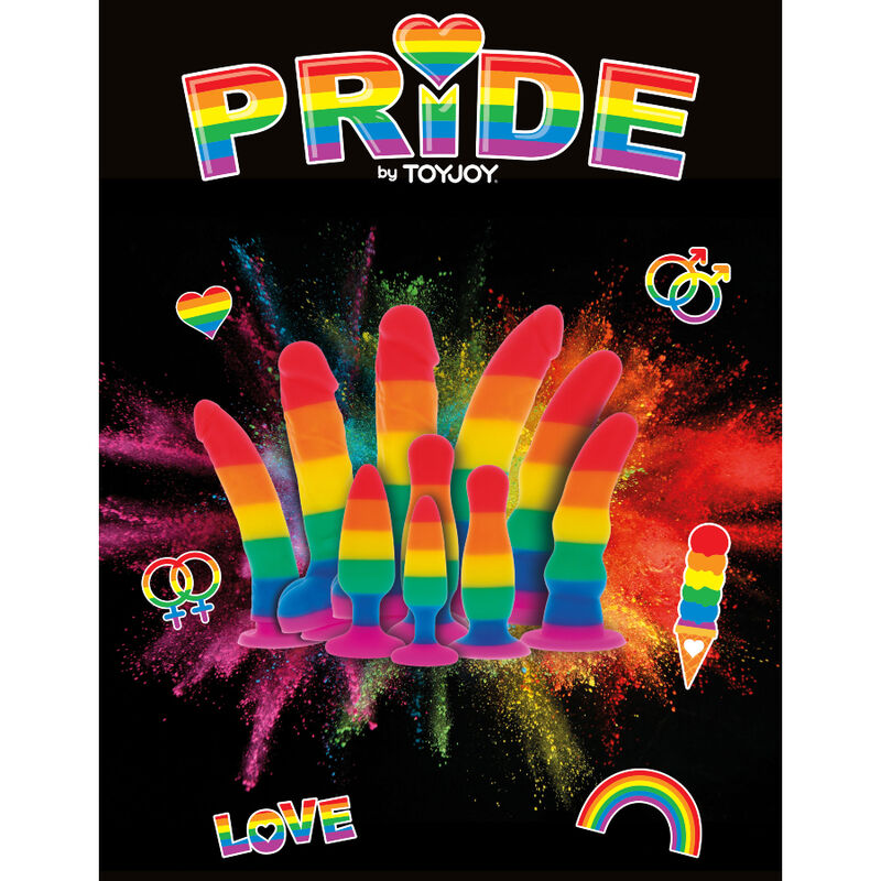 PRIDE DILDO DRAPEAU LGBT 19 CM