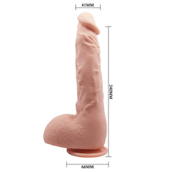 Baile Jason realistic straight skin-feel dildo 24 cm