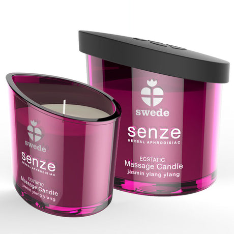SWEDE BOUGIE DE MASSAGE EXSTATIQUE SENZE JASMIN YLANG YLANG