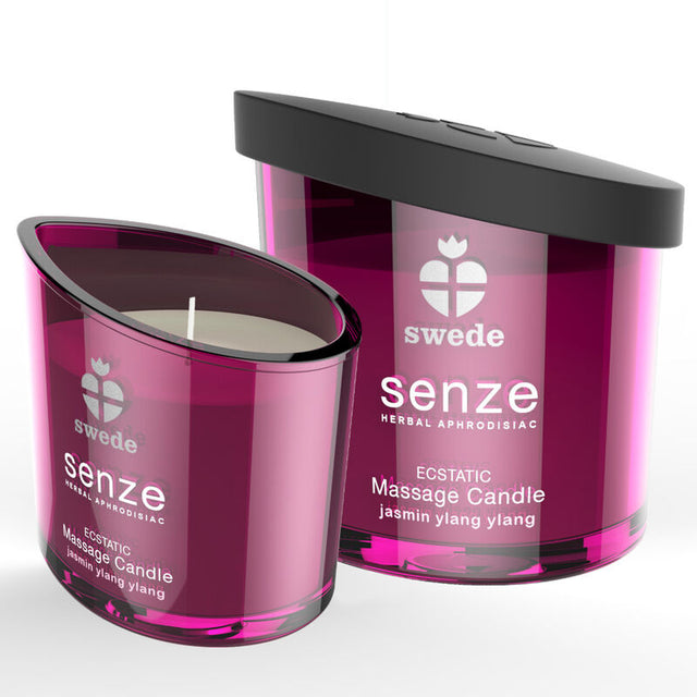 SWEDE BOUGIE DE MASSAGE EXSTATIQUE SENZE JASMIN YLANG YLANG