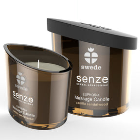 SWEDE BOUGIE DE MASSAGE SENZE EUPHORIA VANILLE BOIS DE SANTAL