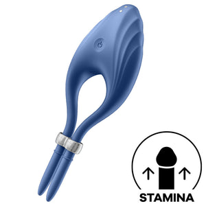 SATISFYER DUELIST ANILLO VIBRADOR GRIS