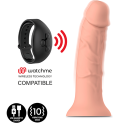 Asher Original S Rechargeable Silicone Vibrating Dildo, 18 cm — image 4