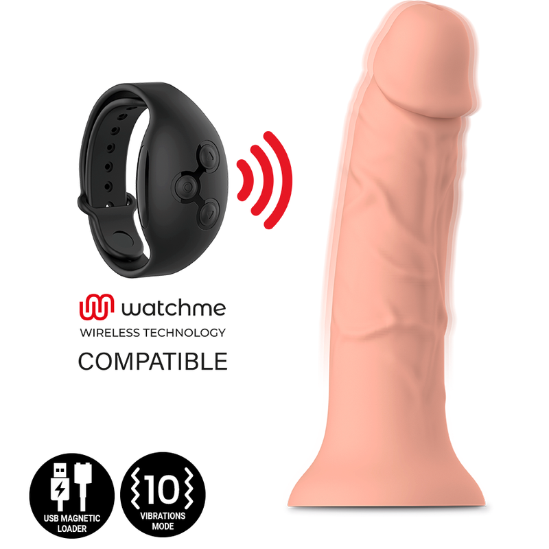MYTHOLOGY ASHER ORIGINAL DILDO M VIBRATEUR COMPATIBLE AVEC LA TECHNOLOGIE SANS FIL WATCHME