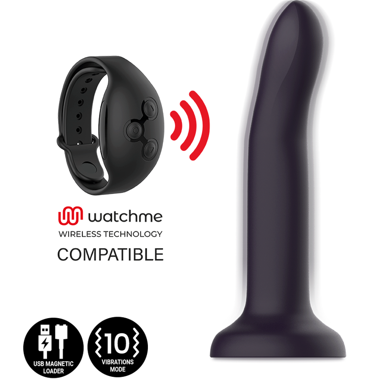 Gode fantasy vibrant thermochrome 14 cm — vue de profil