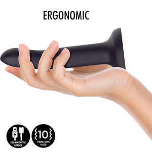 Gode fantasy thermochromique vibrant 17 cm silicone — autre angle