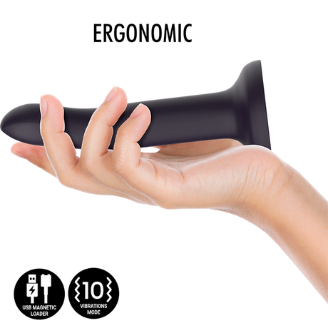 Gode fantasy thermochromique vibrant 17 cm silicone — autre angle