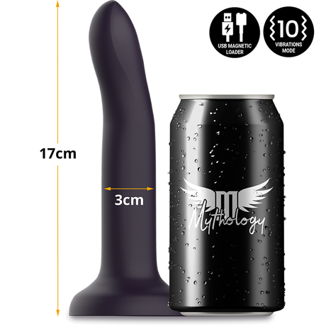 Gode fantasy thermochromique vibrant 17 cm silicone — gros plan