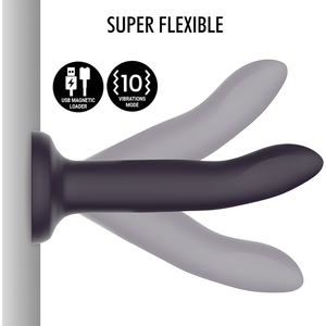 Gode fantasy thermochromique vibrant 17 cm silicone — texture visible