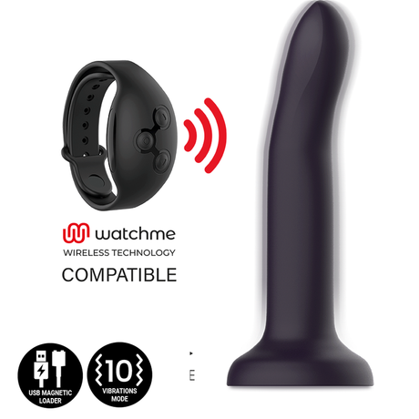 Gode fantasy thermochromique vibrant 20 cm silicone — vue détaillée
