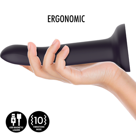 Gode fantasy thermochromique vibrant 20 cm silicone — texture visible