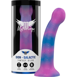 Gode Mythology Fantasy Dildo courbé prostate Dion Galactic — 15 cm en Silicone multicolore 15.0 cm avec base ventouse plate