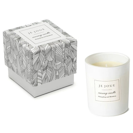 Bougie de massage luxe Ylang Ylang & Mandarine — vue de profil