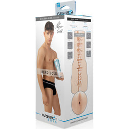 Box of the Reno Gold Golden Boy anus masturbator with technical details